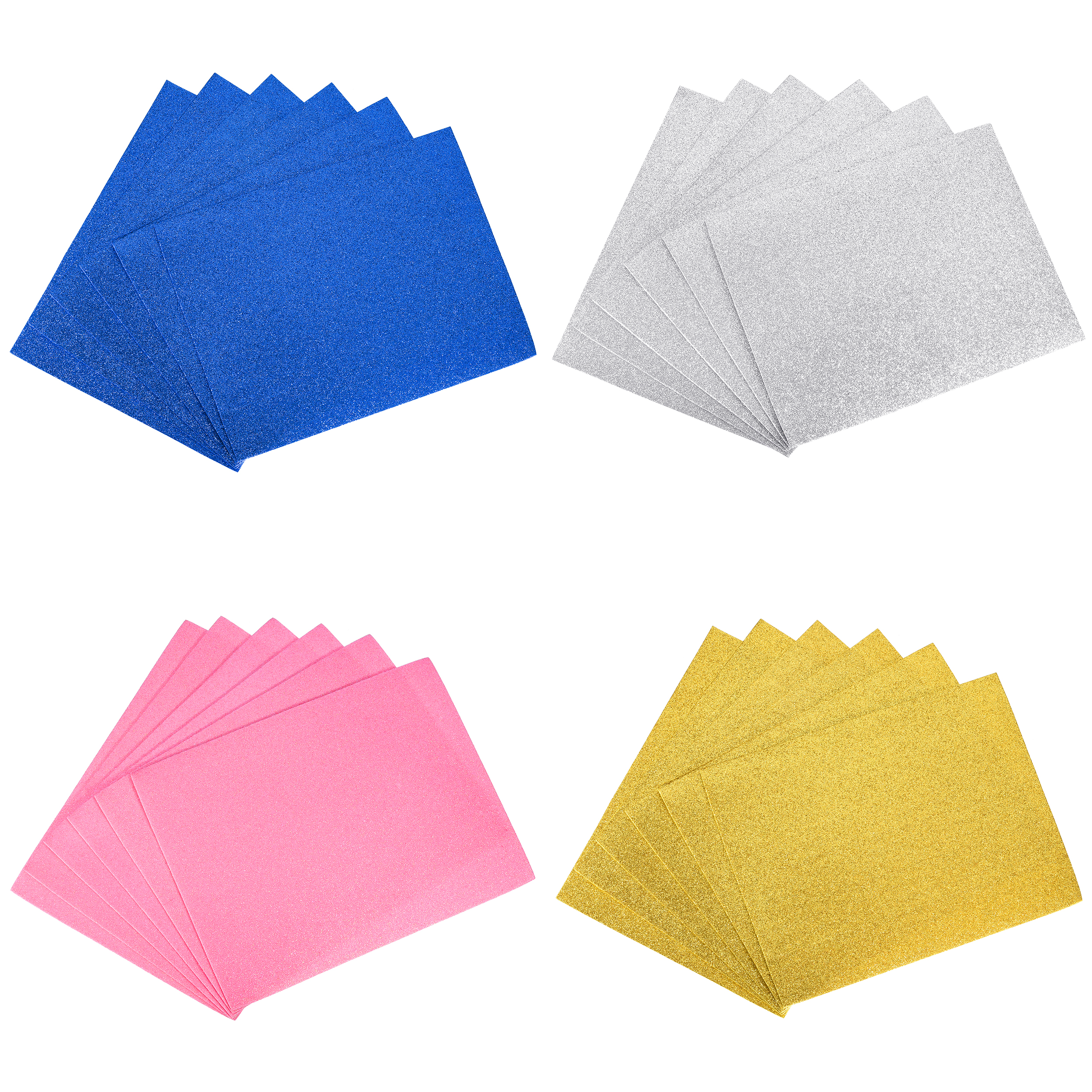 Eva Foam Sheet - Uxcell 6pcs 2mm Thick Gold Powder