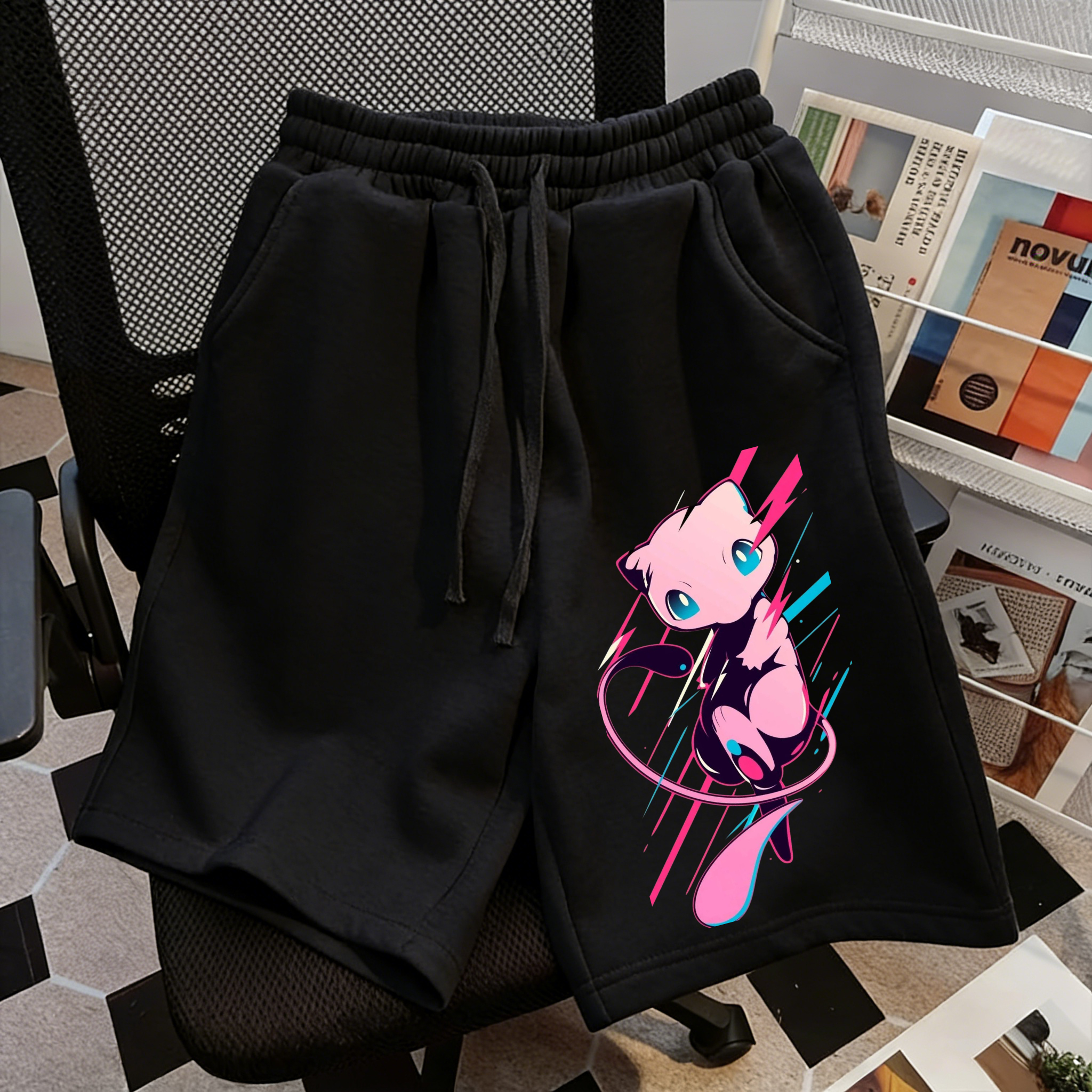 Pokeball Cosplay Prop - Summer Mewtwo Pokemon Shorts for Men