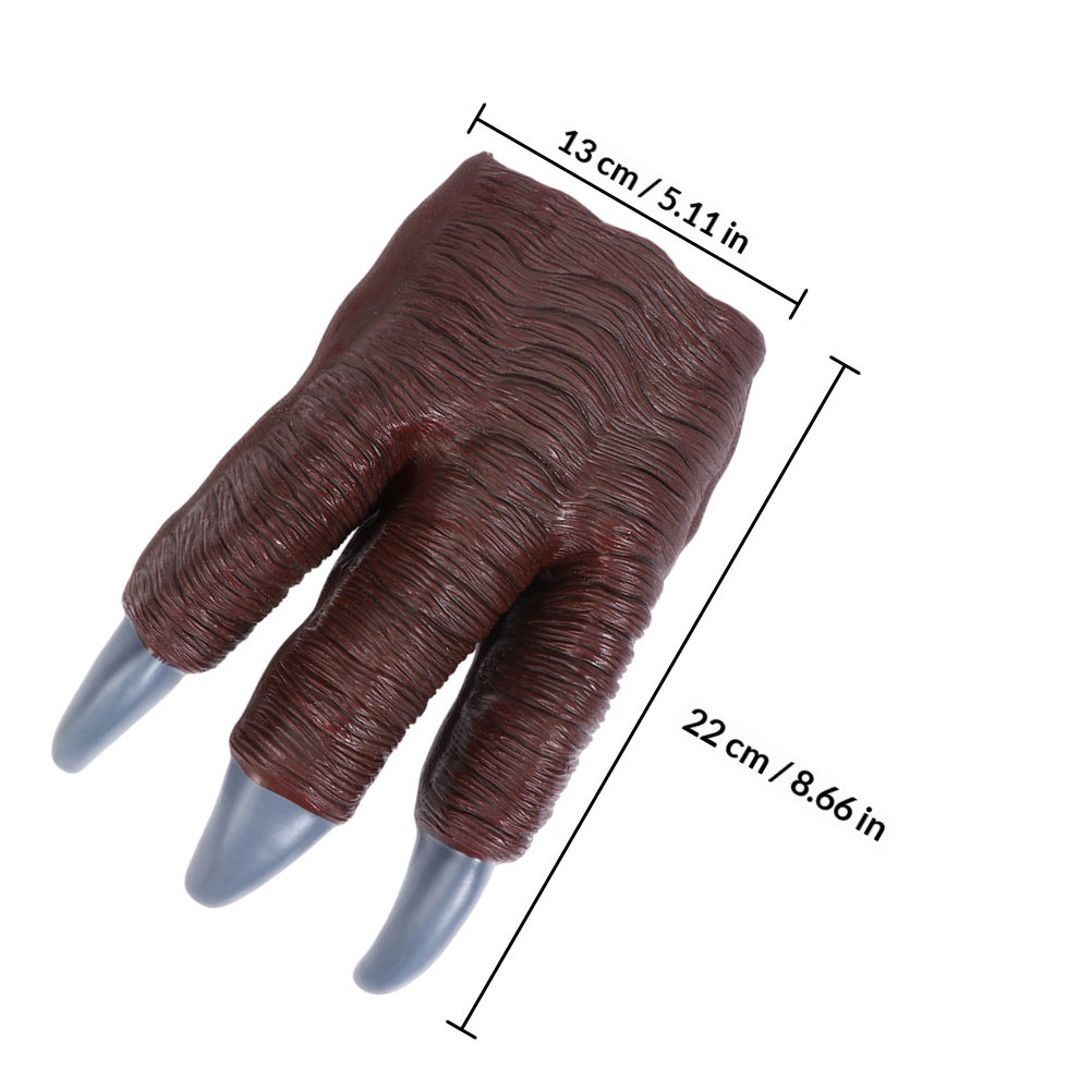 2Pcs Dinosaur Paw Gloves Detai - Cosplay Prop Painting recension och pris