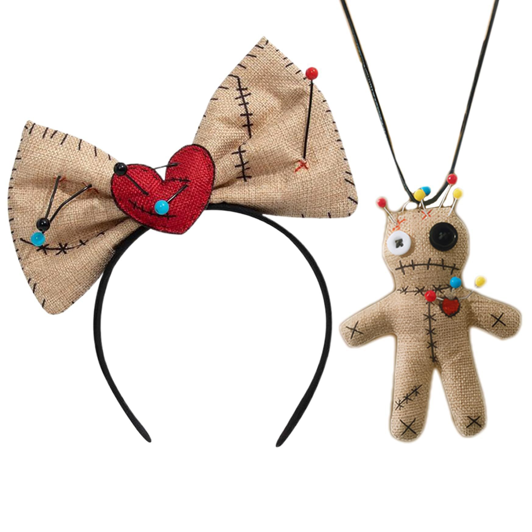 Voodoo Doll Costume Bow Headba - Voodoo Cosplay And Prop recension och pris