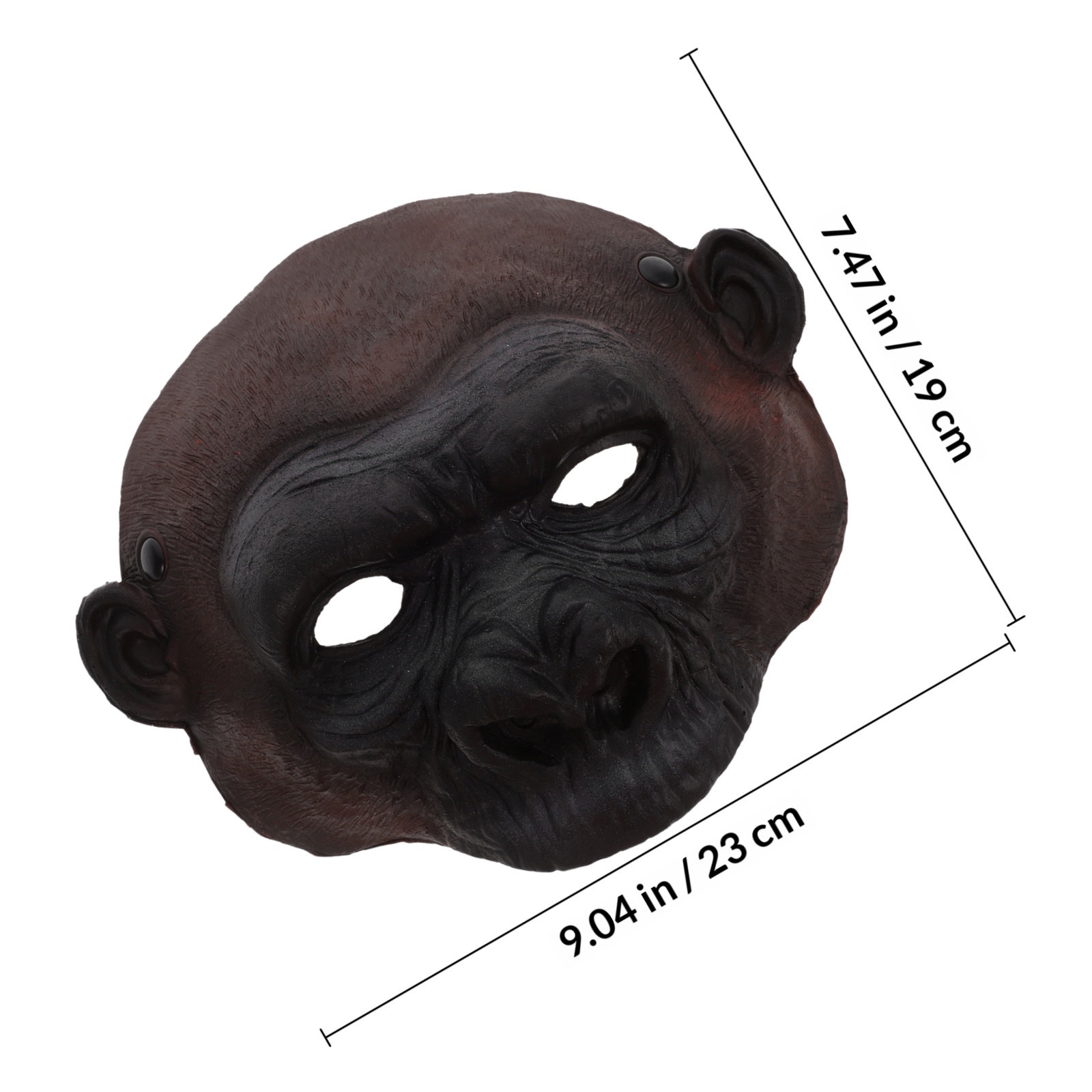 Halloween PU Gorilla Mask Scar - Cosplay Prop Designer recension och pris