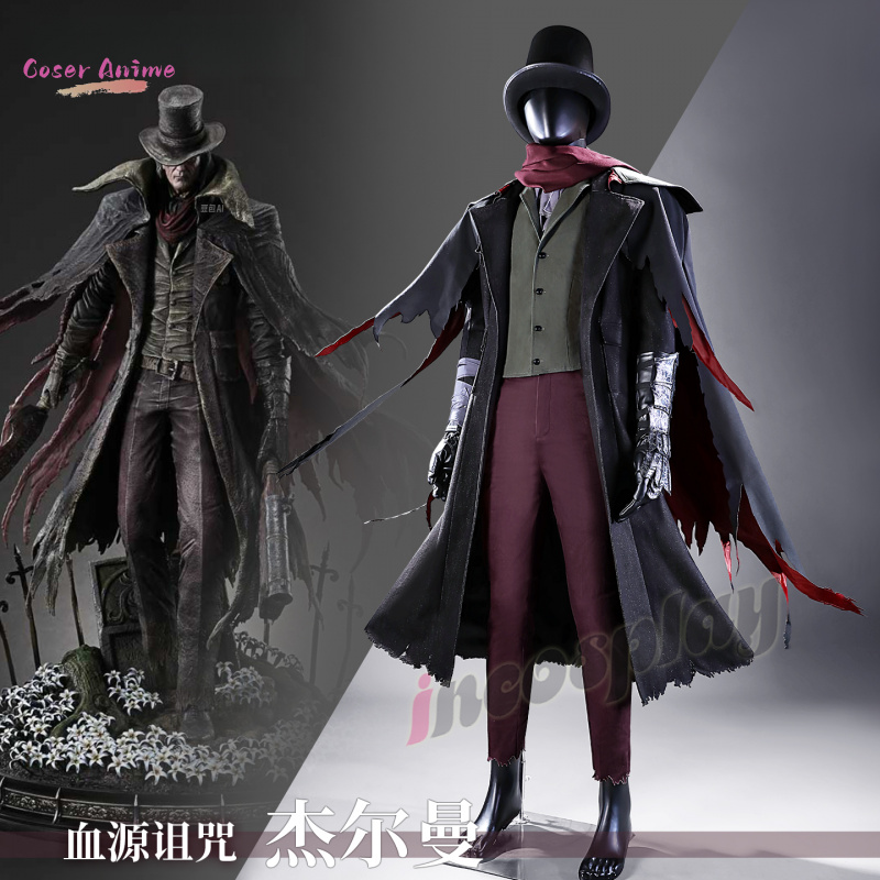Gehrman Cosplay Costume Game B - Bloodborne Cosplay Prop recension och pris