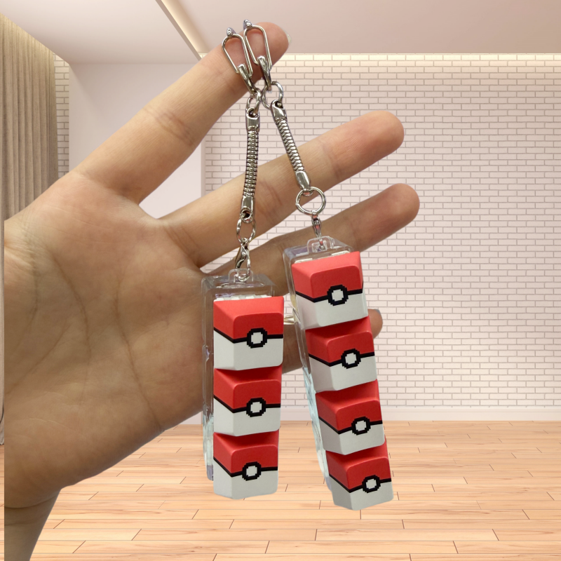 Pokeball Light Up Keyboard Key - Pokeball Cosplay Prop recension och pris