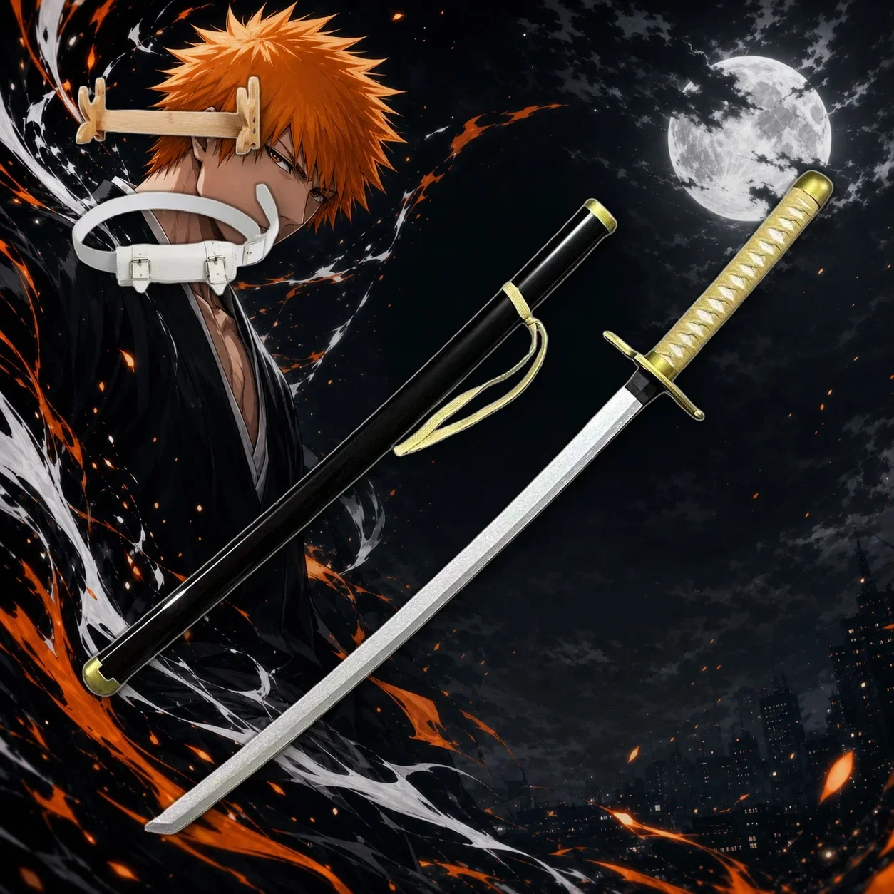 40 Inch Bleach Ichigo Yellow K - Cosplay Prop Display recension och pris