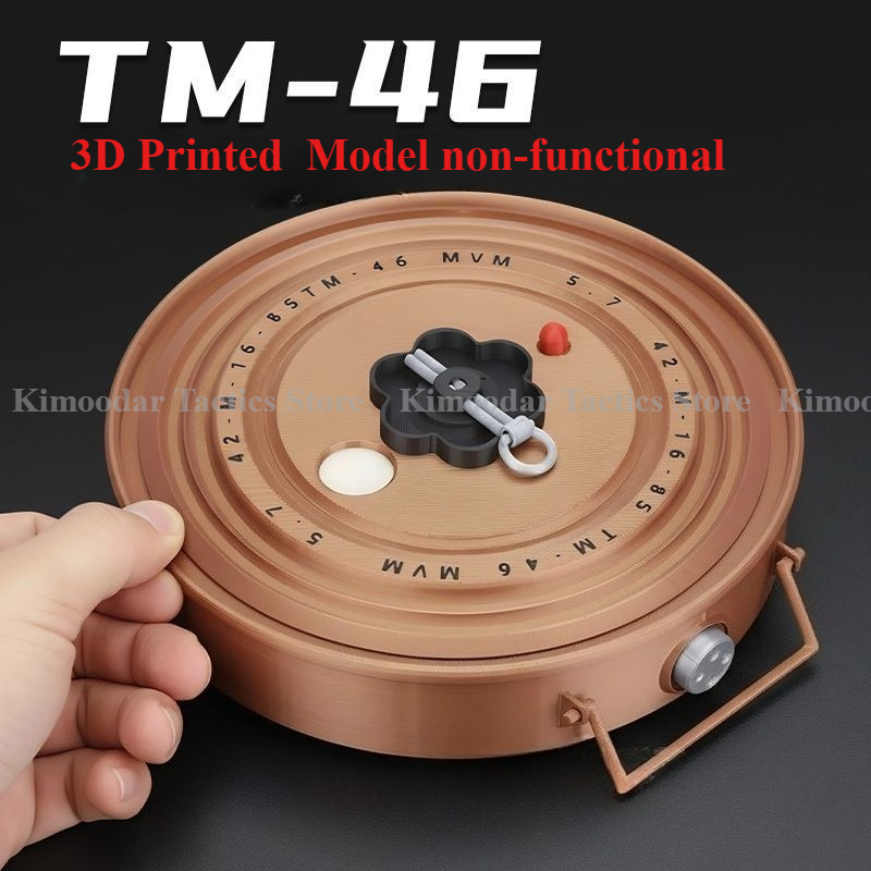 3D Printed TM46 Anti Tank Mine - Cosplay Prop Display recension och pris