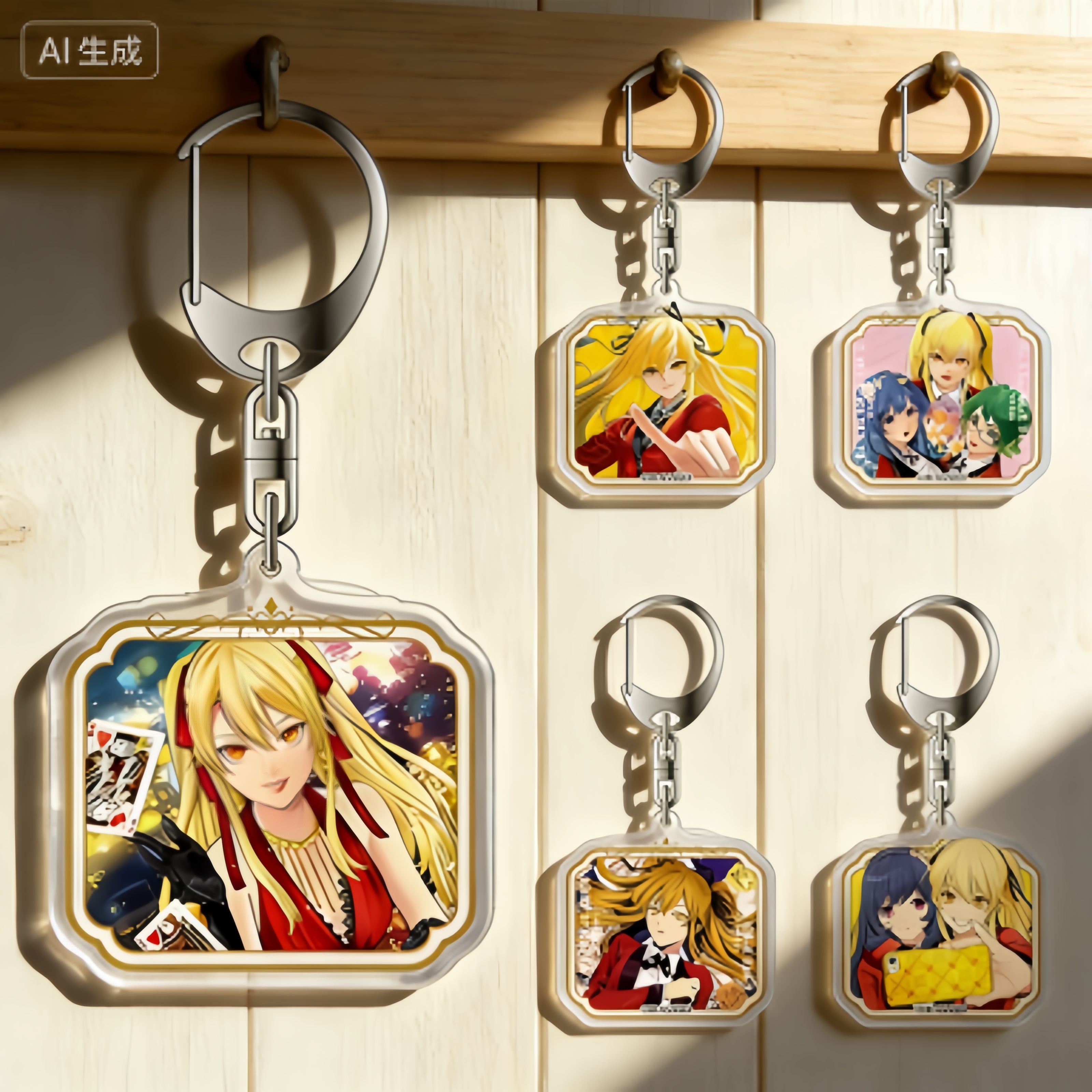 Kakegurui Anime Acrylic Pendan - Cosplay Prop Painting recension och pris