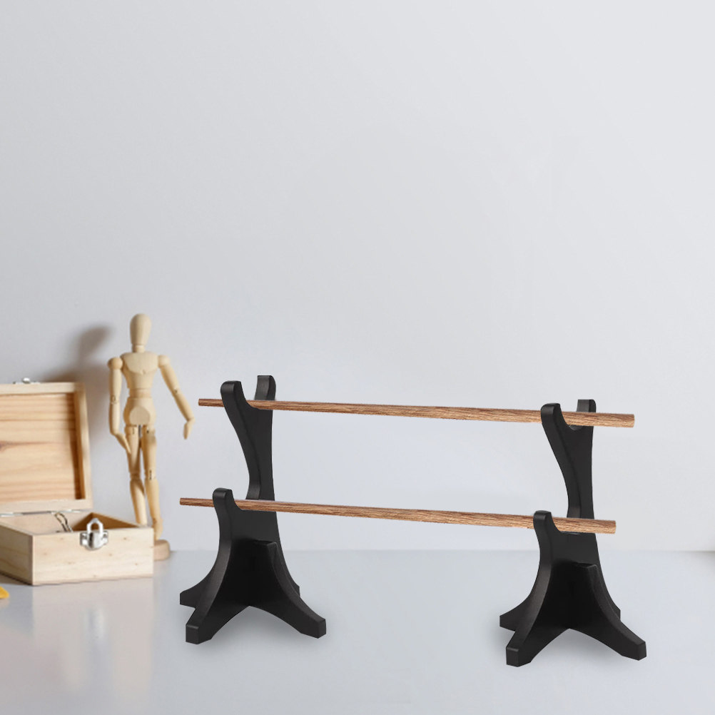 2Pcs Two-Tier Wand Stands Desk - Cosplay Prop Display recension och pris