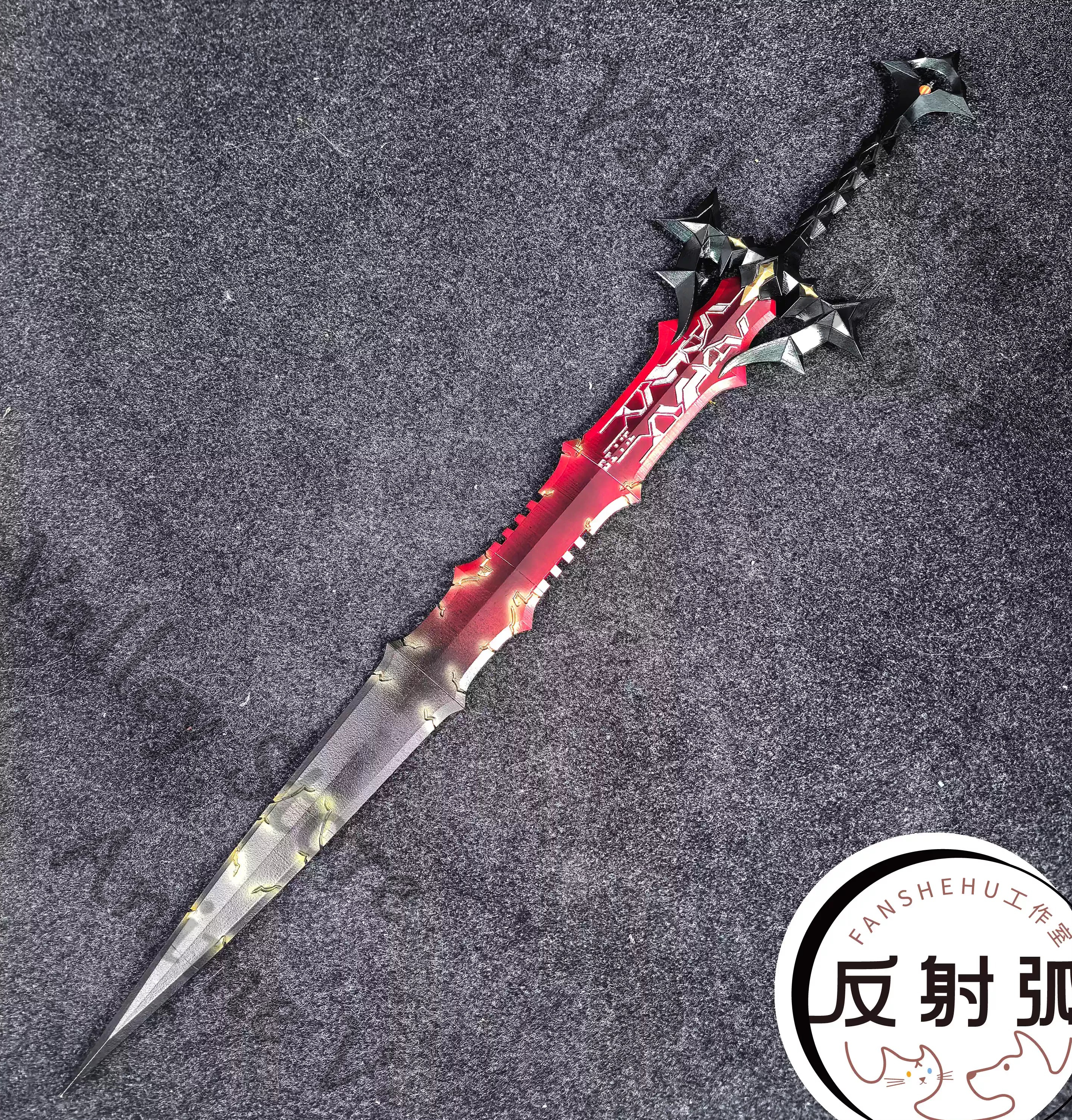 Anime Arknights Laevatain Cosp - Cosplay Flame Prop recension och pris