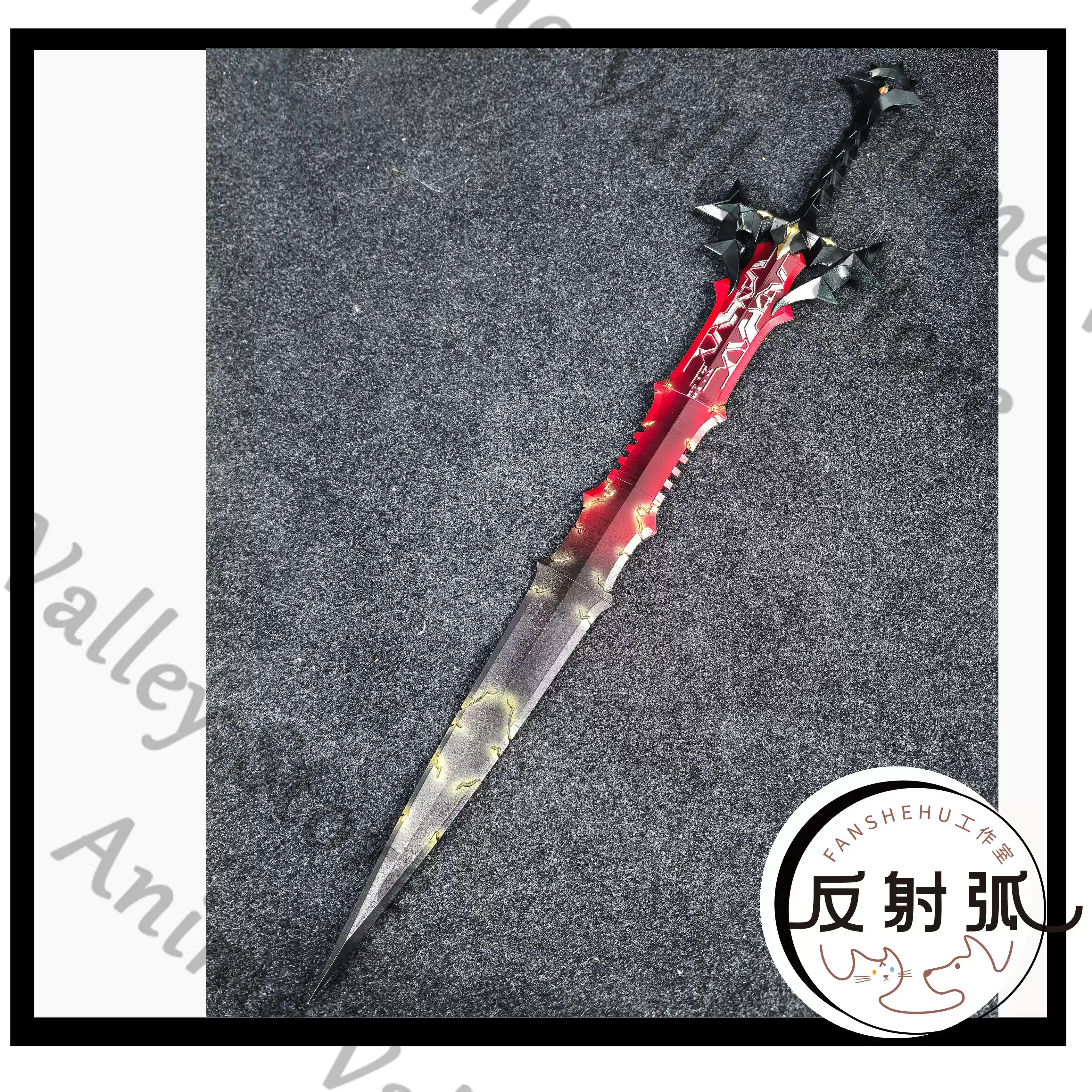 Anime Arknights Laevatain Cosp - Cosplay Flame Prop recension och pris