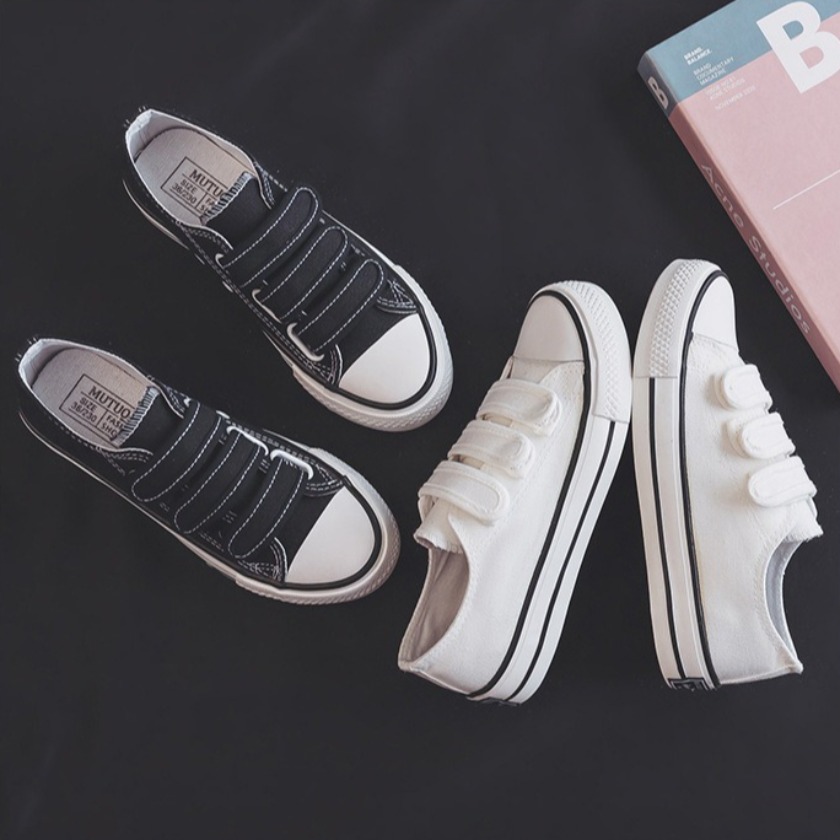 New style Velcro low-top white - Velcro Hook Loop recension och pris