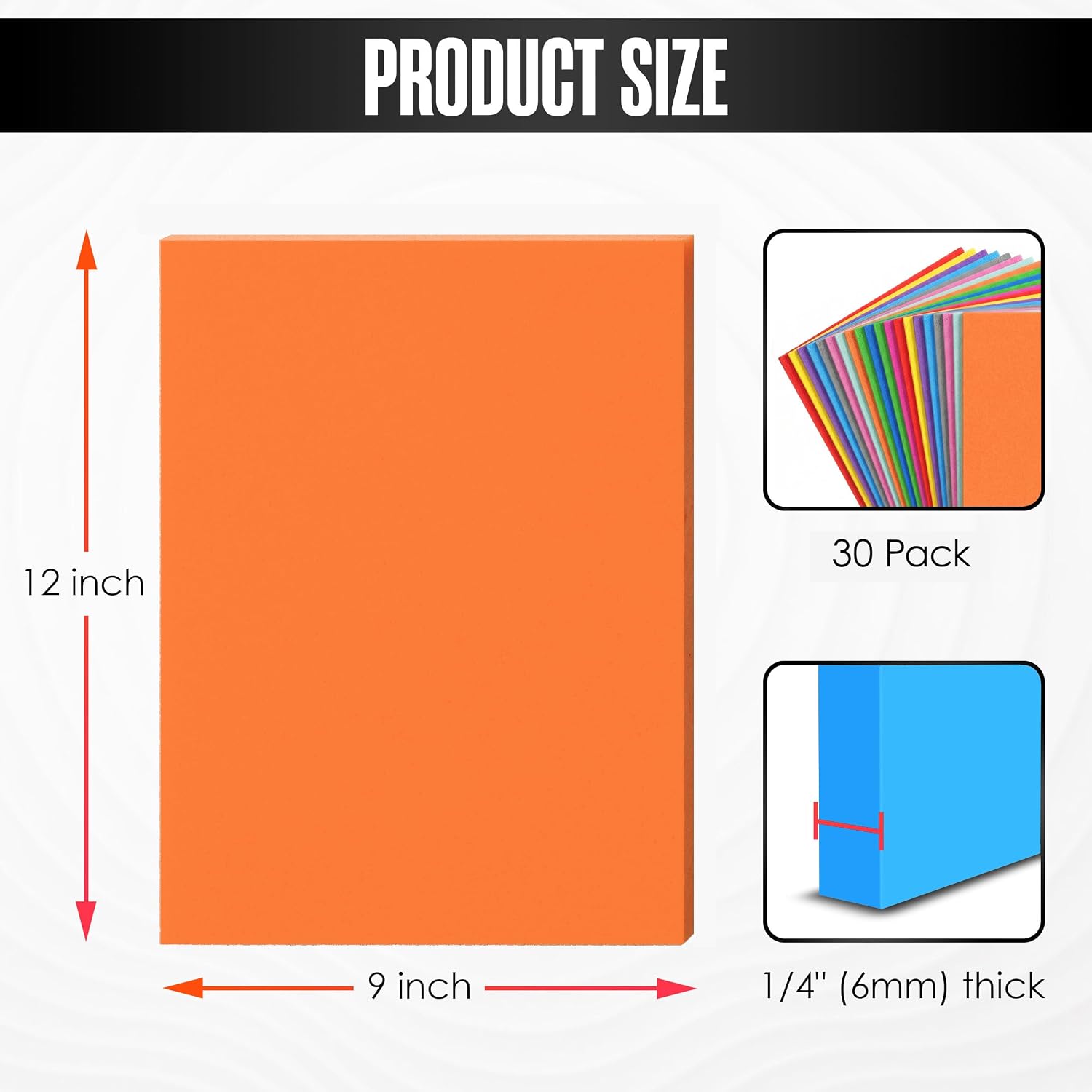 30 Pack EVA Foam Sheets for Cr - Eva Foam Sheet recension och pris