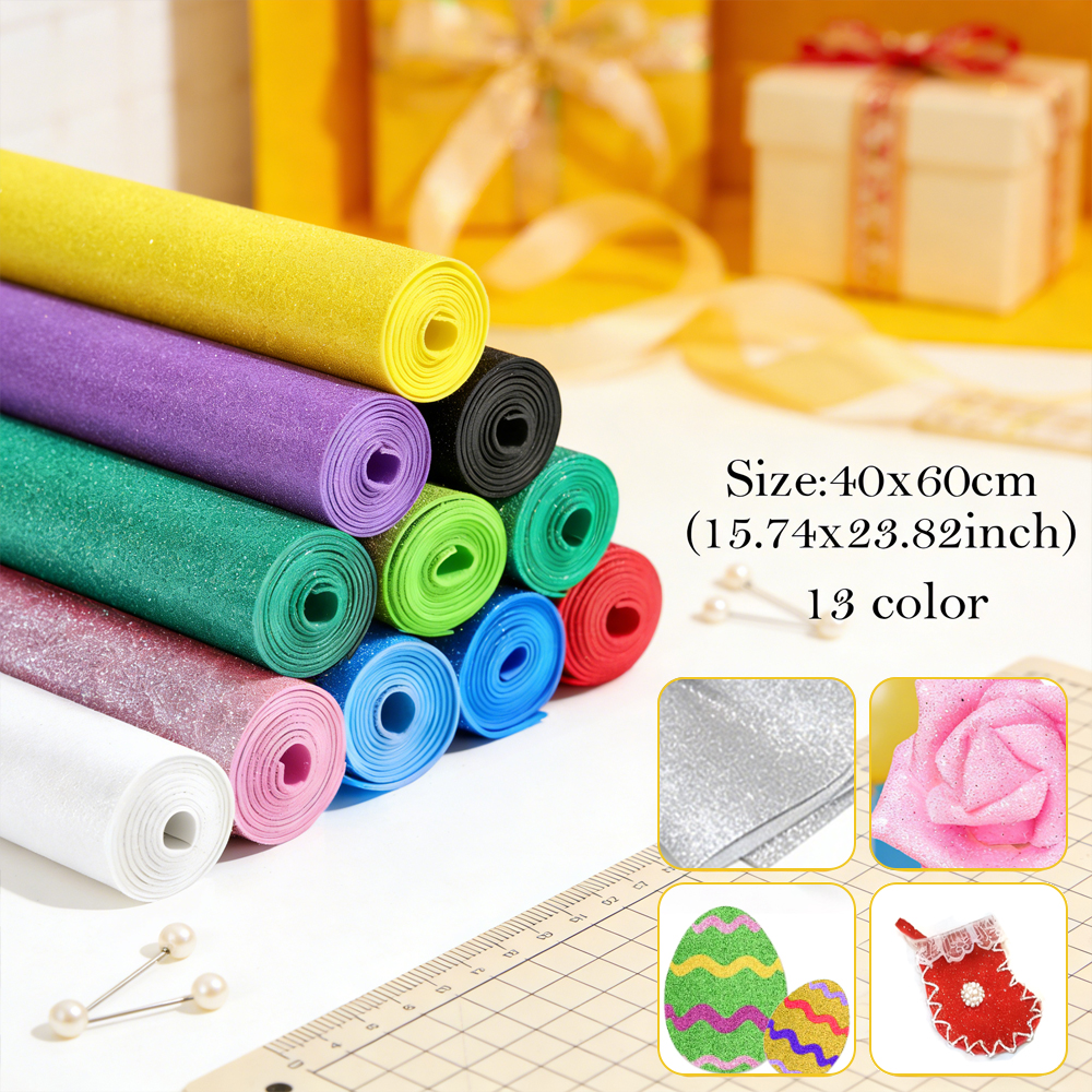 1pcs Sparkling Golds EVA Foam  - Eva Foam Sheet recension och pris