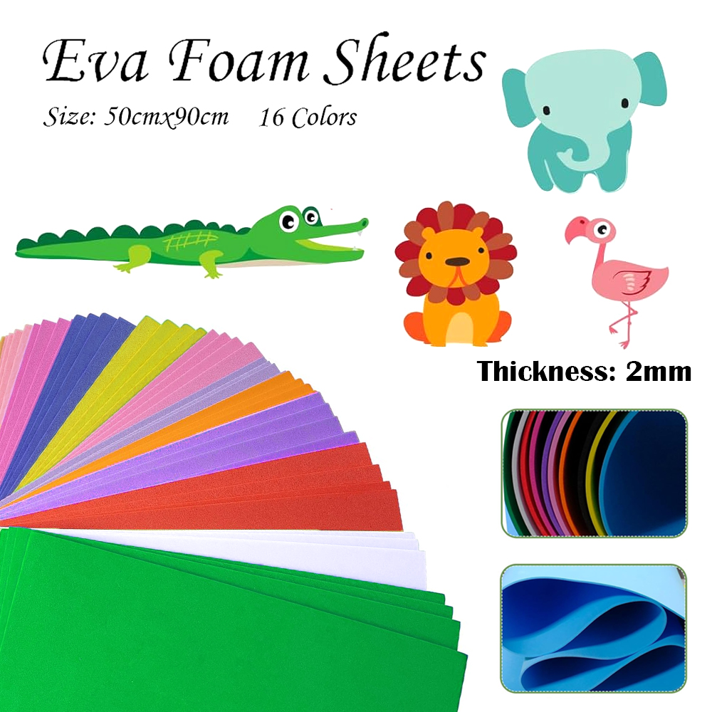16 Colors Colorful EVA Foam Sh - Eva Foam Sheet recension och pris