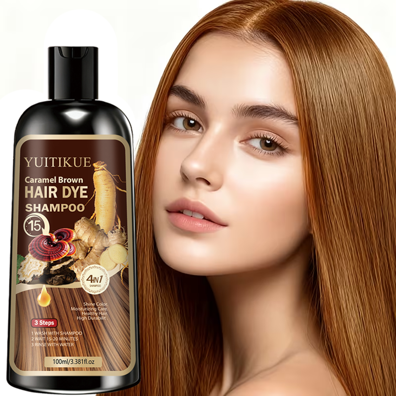 YUITIKUE 4-in-1 Caramel Brown  - Hair Spray Color recension och pris