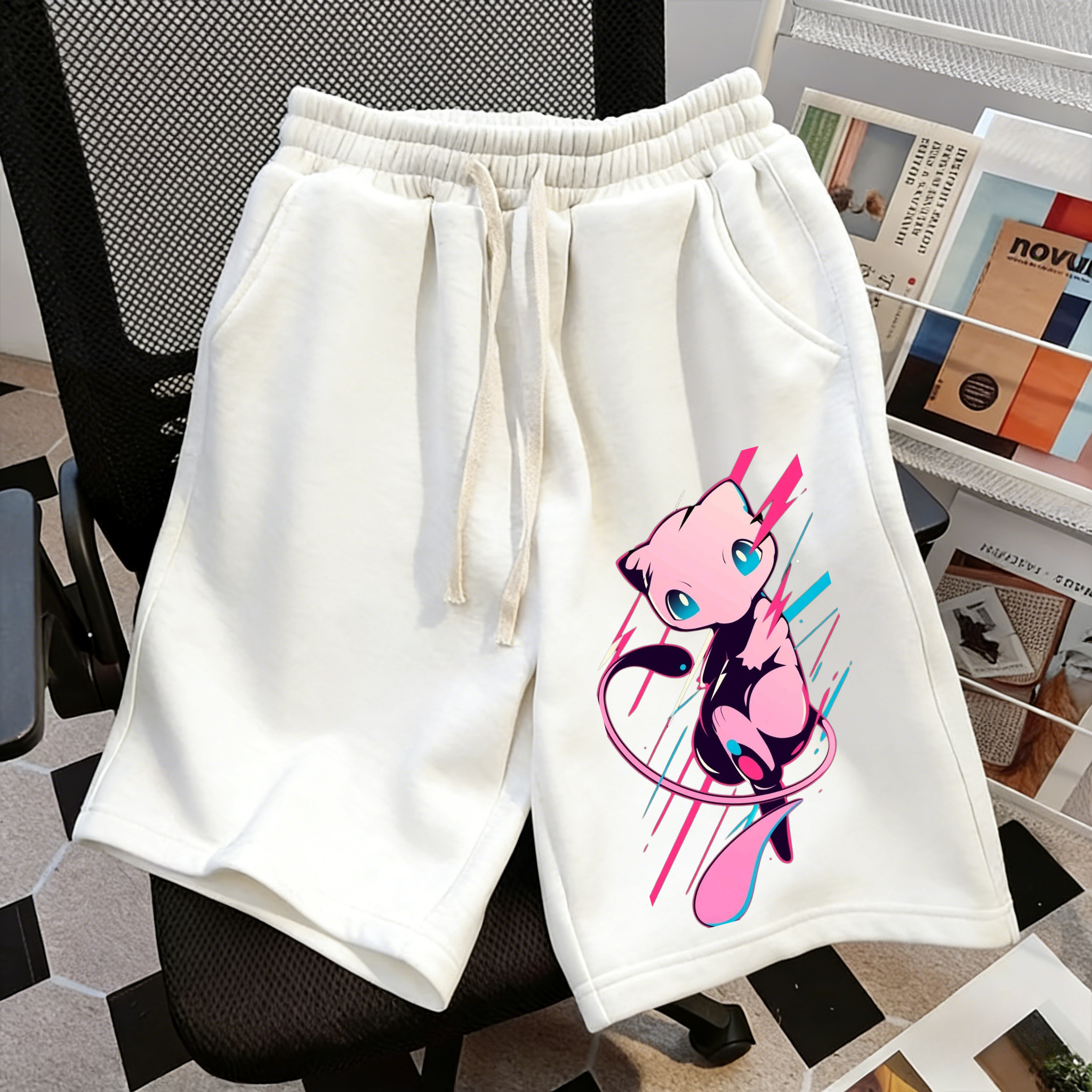Summer Mewtwo Pokemon Shorts f - Pokeball Cosplay Prop recension och pris
