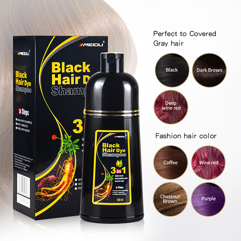 500ml Hair Color Dye Shampoo 3 - Hair Spray Color recension och pris