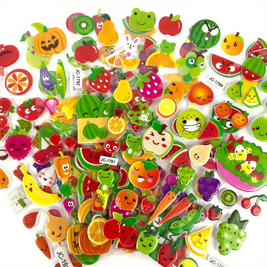 6 Sheets 3D Puffy Stickers Foa - Eva Foam Sheet recension och pris