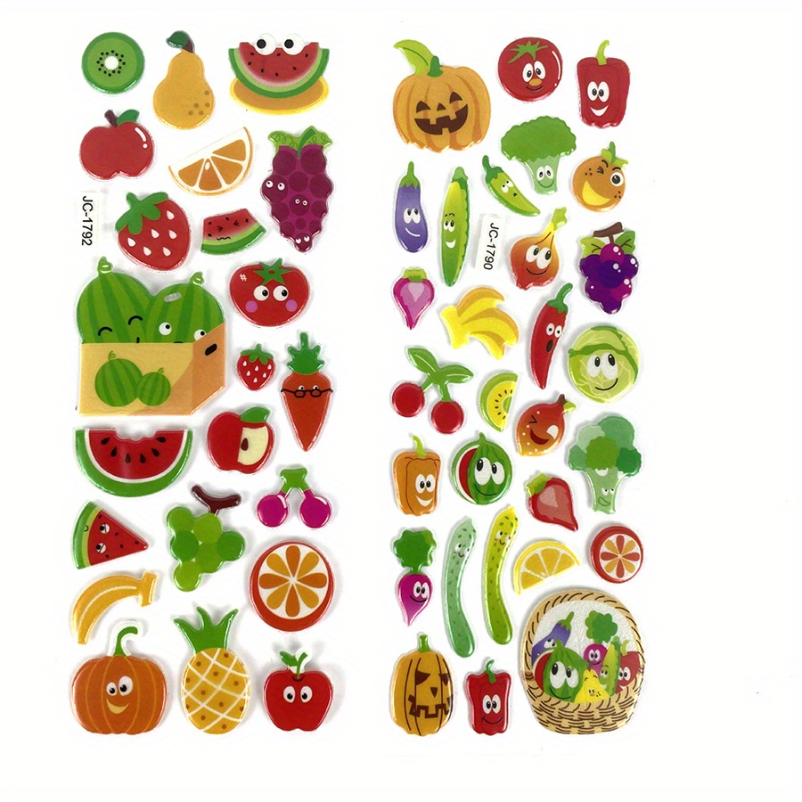 6 Sheets 3D Puffy Stickers Foa - Eva Foam Sheet recension och pris