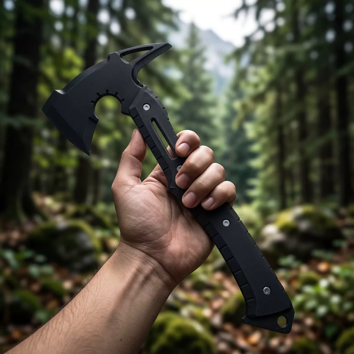 RE 9 Requiem Leon Tactical Axe - Cosplay Prop Display recension och pris