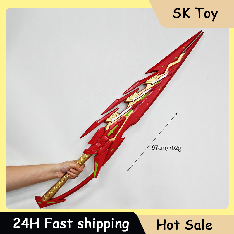 97cm Xeno Blade 2 PU Sword Cos - Cosplay Flame Prop recension och pris