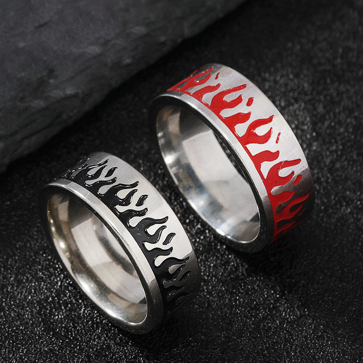 Retro Flame Fire Stainless Ste - Cosplay Flame Prop recension och pris